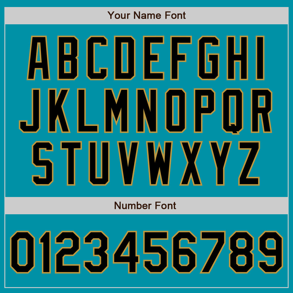 Custom Stitched Teal Black-Old Gold Baseball Pullover Sweatshirt Hoodie