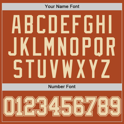 Custom Texas Orange Cream Authentic Basketball Jersey