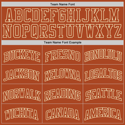 Custom Texas Orange Cream Authentic Basketball Jersey