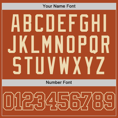 Custom Texas Orange Cream Authentic Basketball Jersey