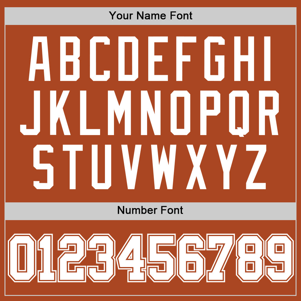 Custom Texas Orange White Authentic Basketball Jersey