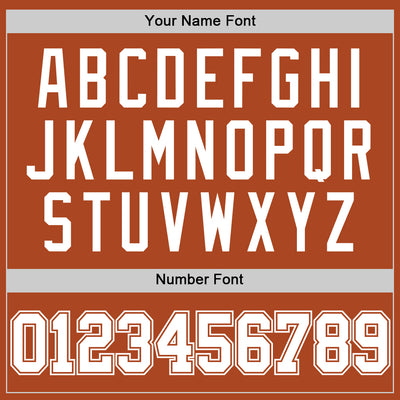 Custom Texas Orange White Authentic Basketball Jersey