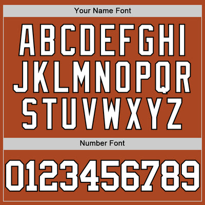 Custom Texas Orange White-Black Authentic Basketball Jersey