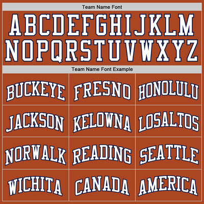 Custom Texas Orange White-Navy Authentic Basketball Jersey