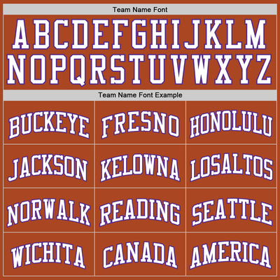 Custom Texas Orange White-Purple Authentic Basketball Jersey