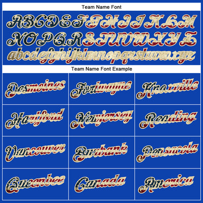 Custom Thunder Blue Vintage USA Flag-City Cream Performance T-Shirt