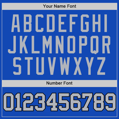 Custom Thunder Blue Gray-Black Authentic Basketball Jersey