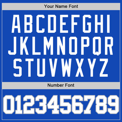 Custom Thunder Blue White-Gray Authentic Basketball Jersey