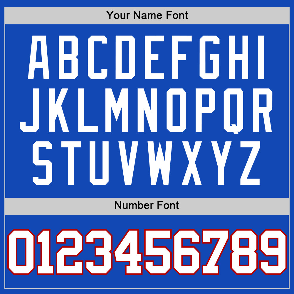 Custom Thunder Blue White-Red Authentic Basketball Jersey