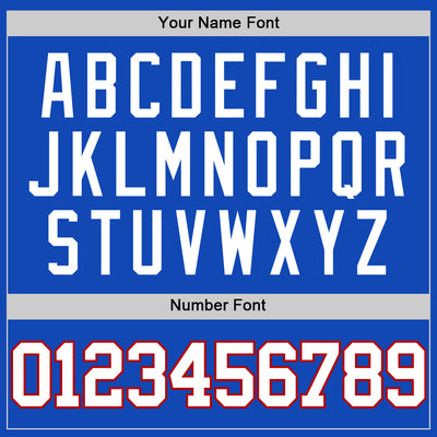 Custom Thunder Blue White-Red Authentic Basketball Jersey