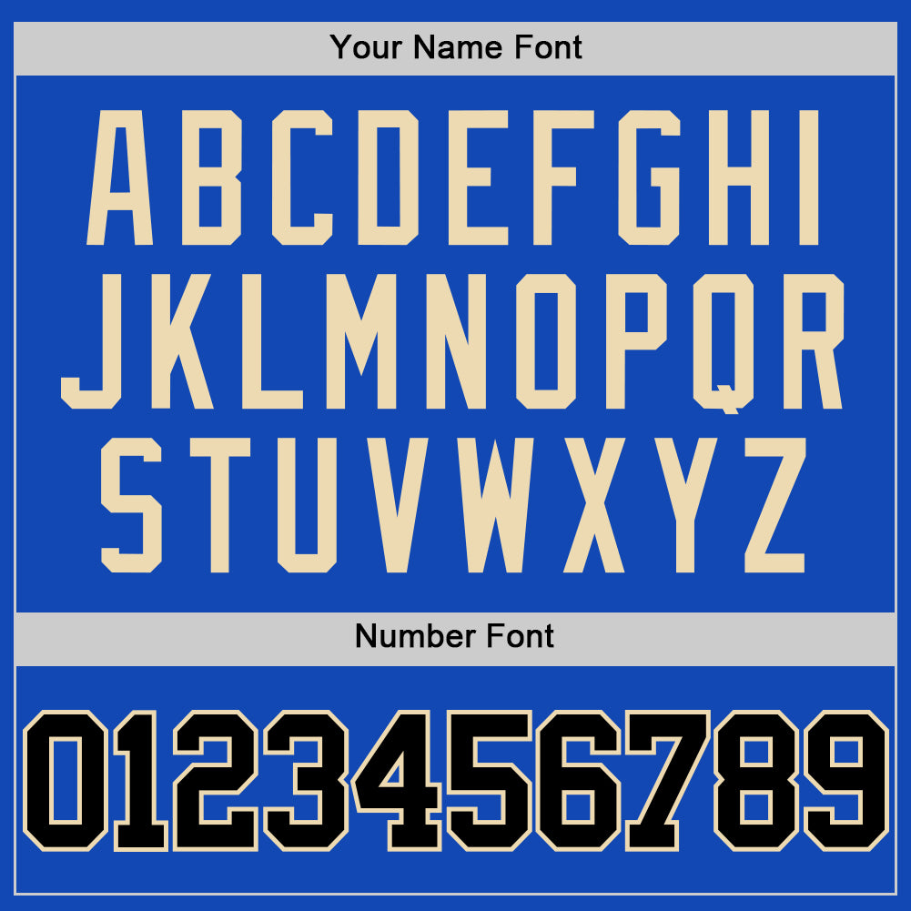 Custom Thunder Blue Black-Cream Authentic Basketball Jersey