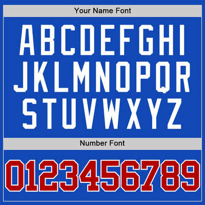 Custom Thunder Blue Red-White Authentic Basketball Jersey