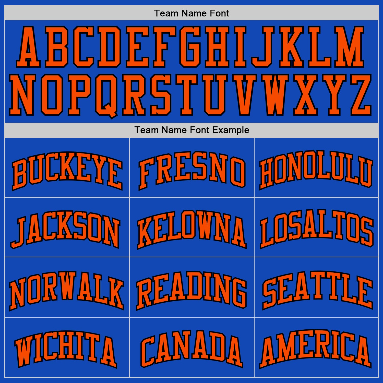 Custom Thunder Blue Black-Orange Authentic Basketball Jersey