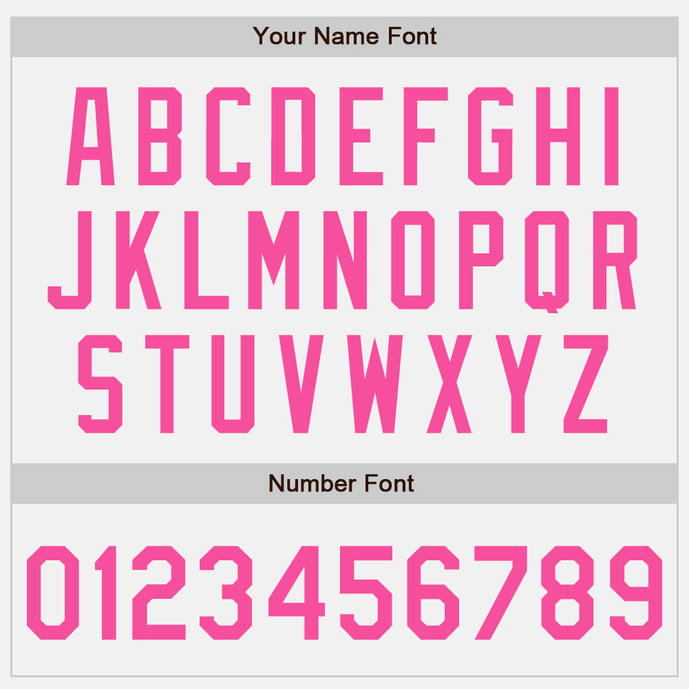 Custom White Pink Authentic Two Tone Baseball Jersey