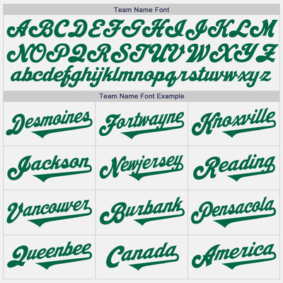 Custom White Kelly Green Authentic Two Tone Baseball Jersey