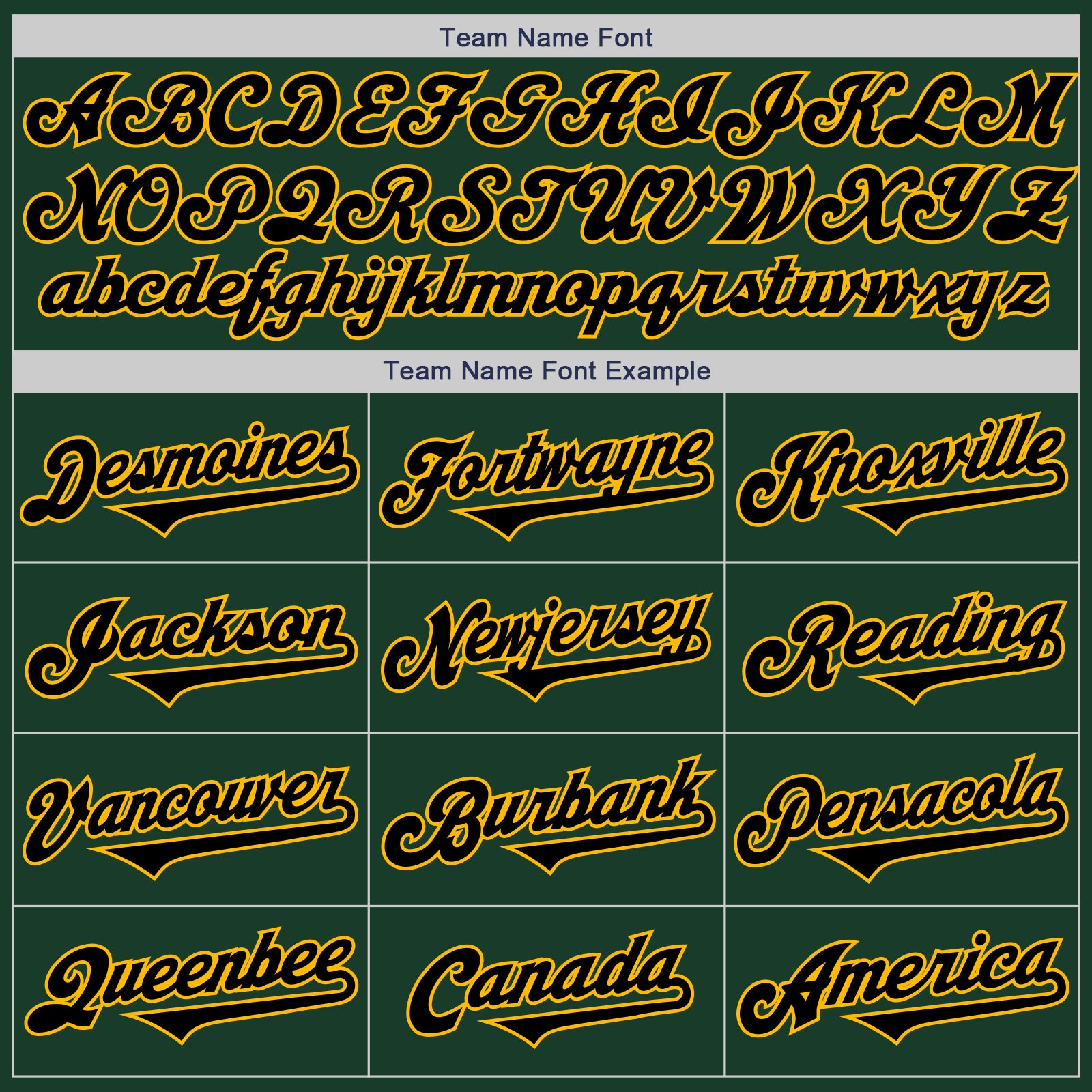 Custom Green Black-Gold Authentic Two Tone Baseball Jersey