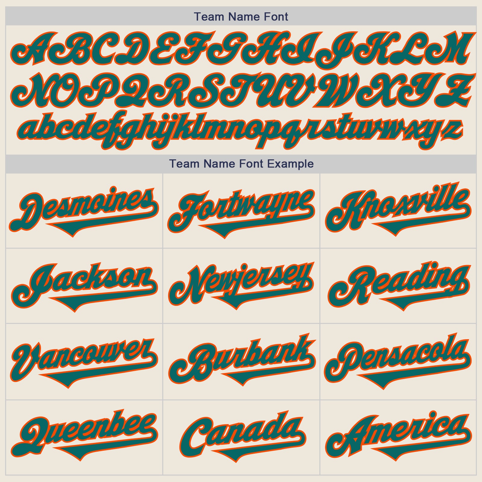 Custom Cream Teal-Orange Authentic Two Tone Baseball Jersey