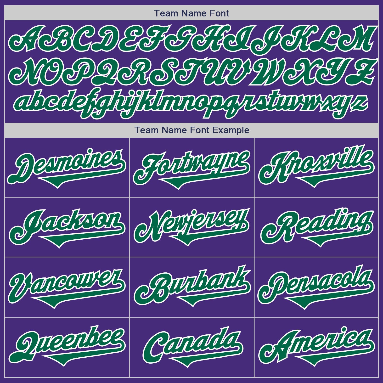 Custom Purple Kelly Green-White Authentic Two Tone Baseball Jersey