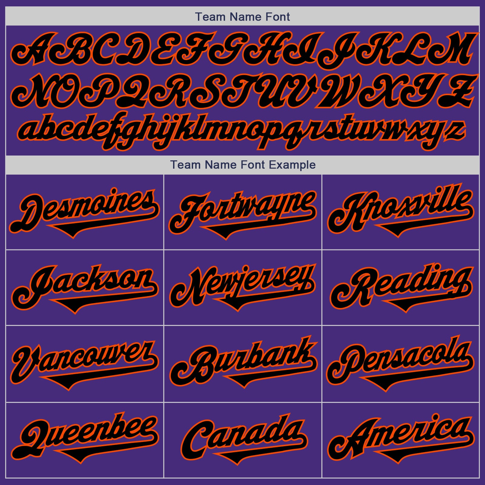 Custom Purple Black-Orange Authentic Two Tone Baseball Jersey