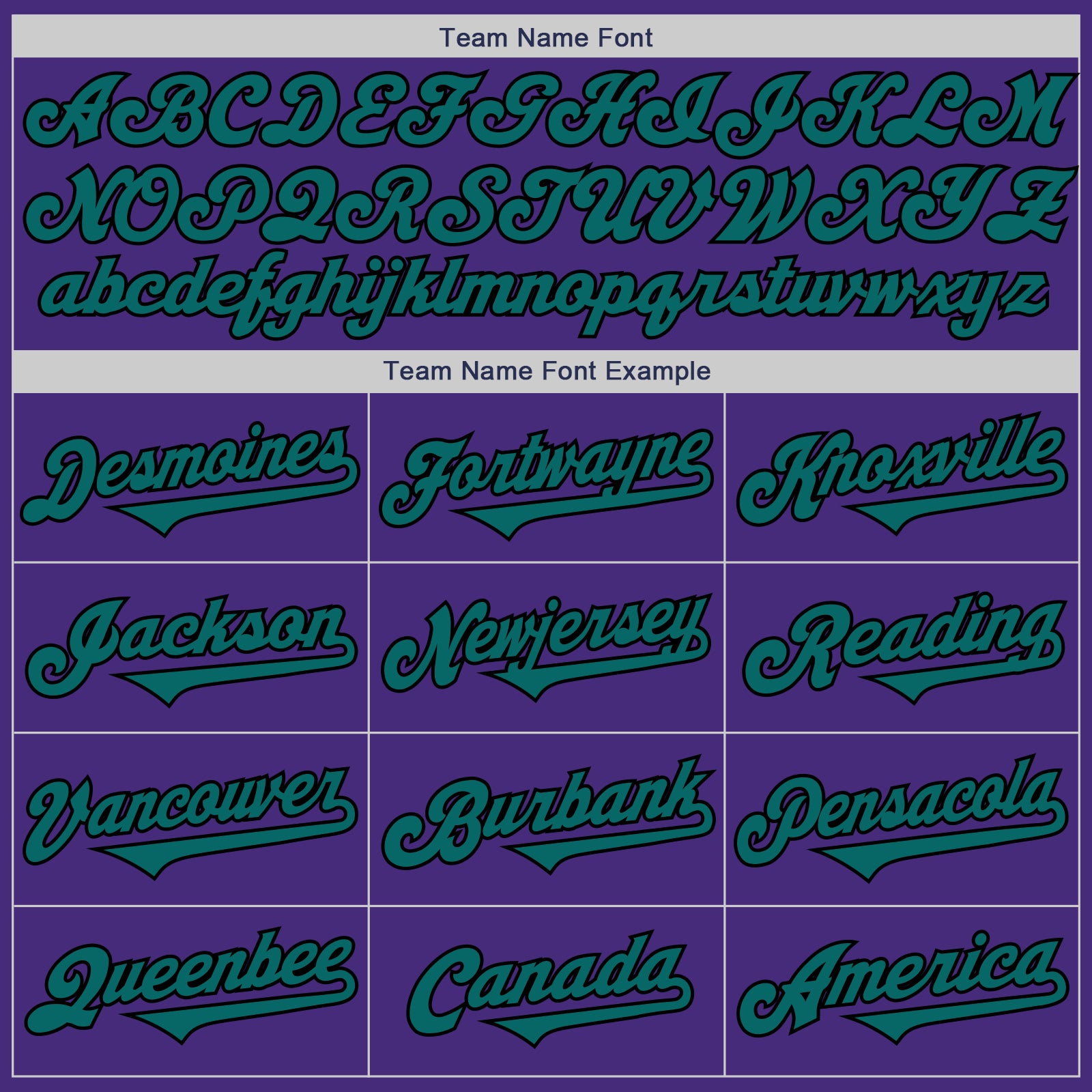 Custom Purple Teal-Black Authentic Two Tone Baseball Jersey