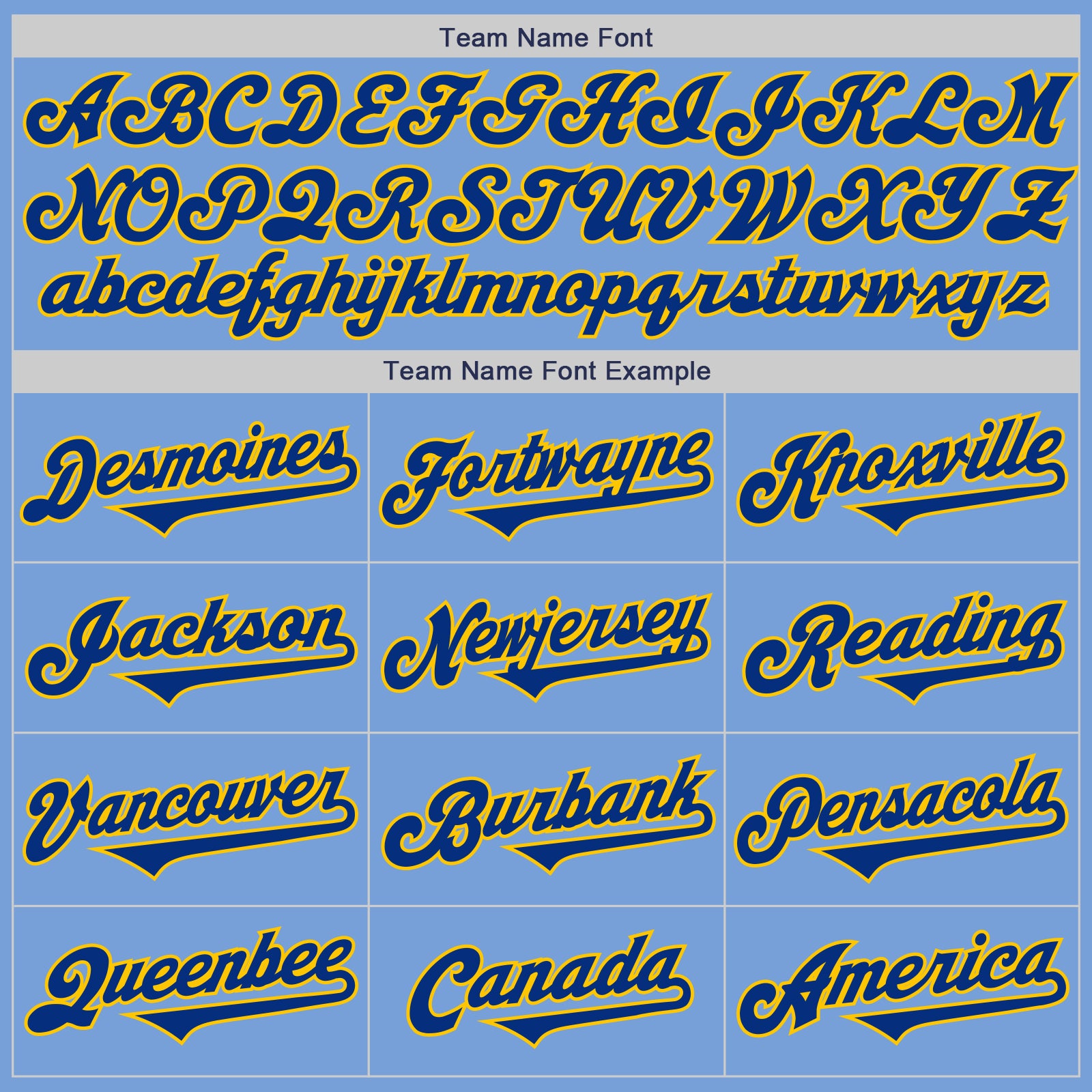 Custom Light Blue Royal-Yellow Authentic Two Tone Baseball Jersey