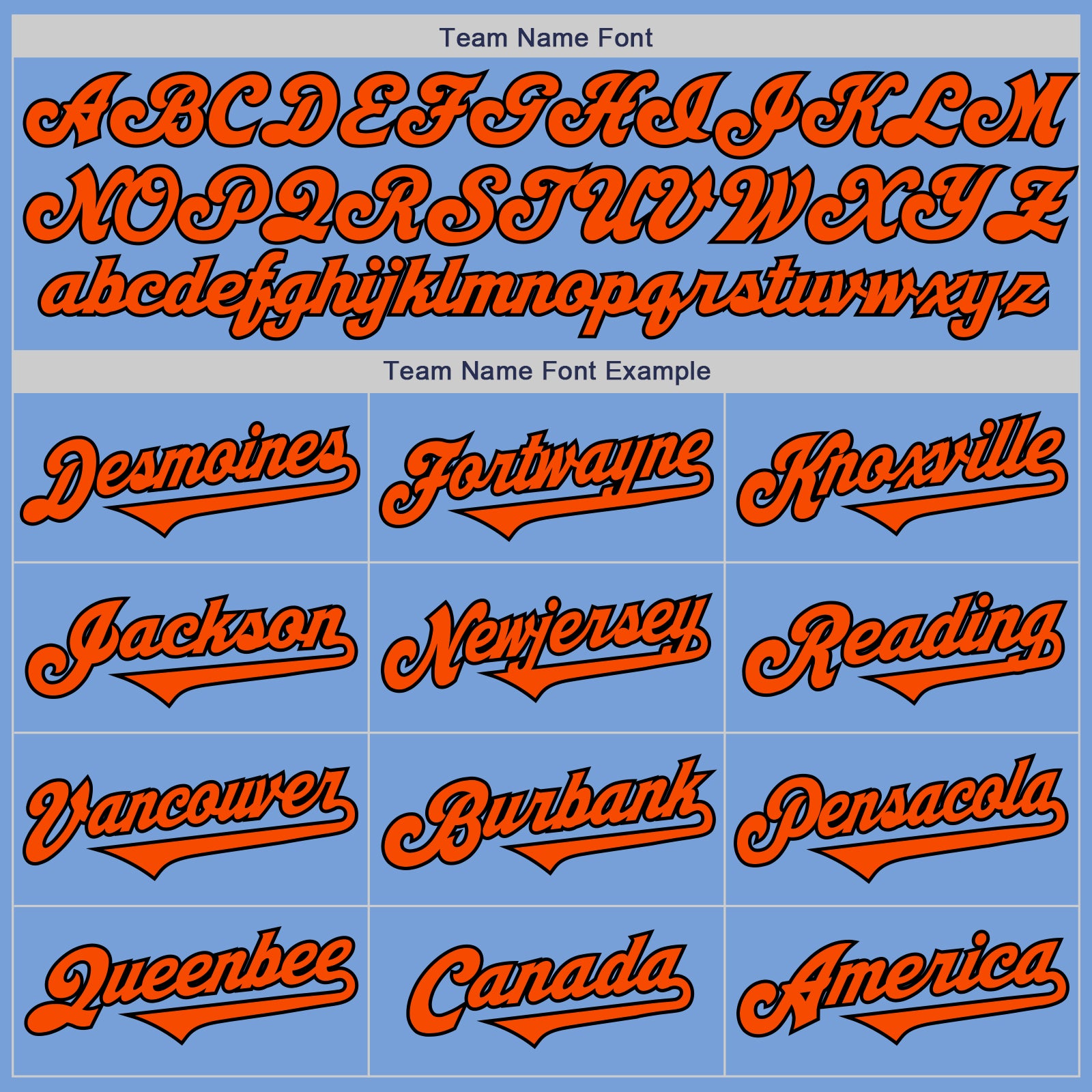 Custom Light Blue Orange-Black Authentic Two Tone Baseball Jersey