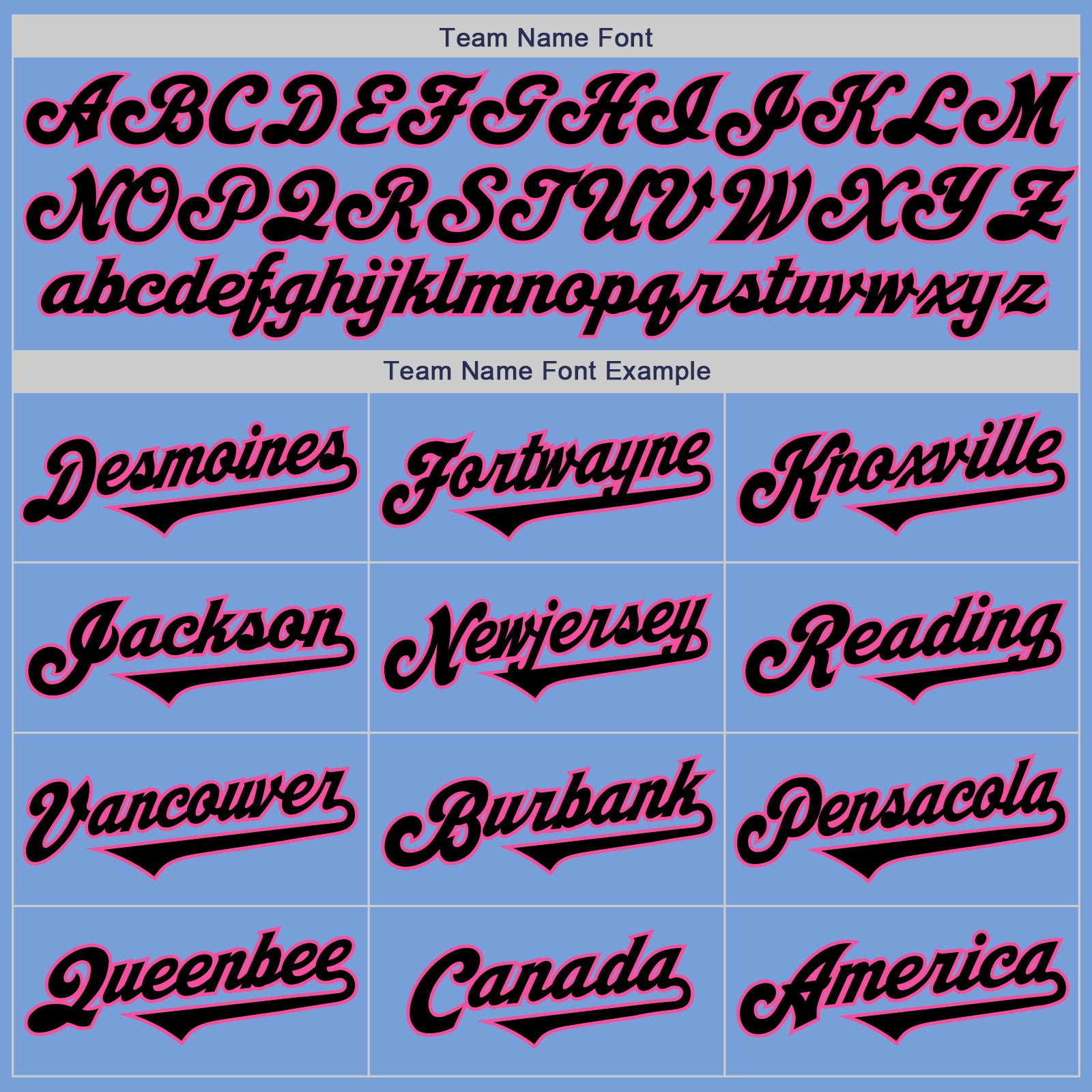 Custom Light Blue Black-Pink Authentic Two Tone Baseball Jersey