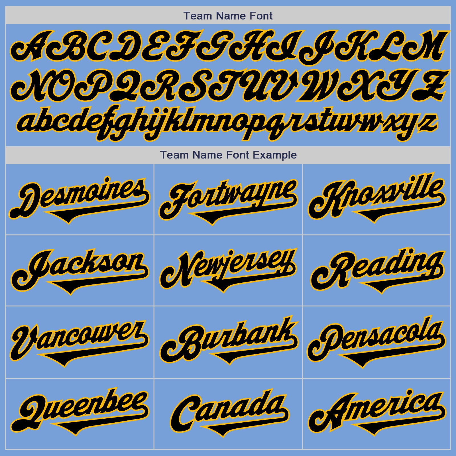 Custom Light Blue Black-Gold Authentic Two Tone Baseball Jersey