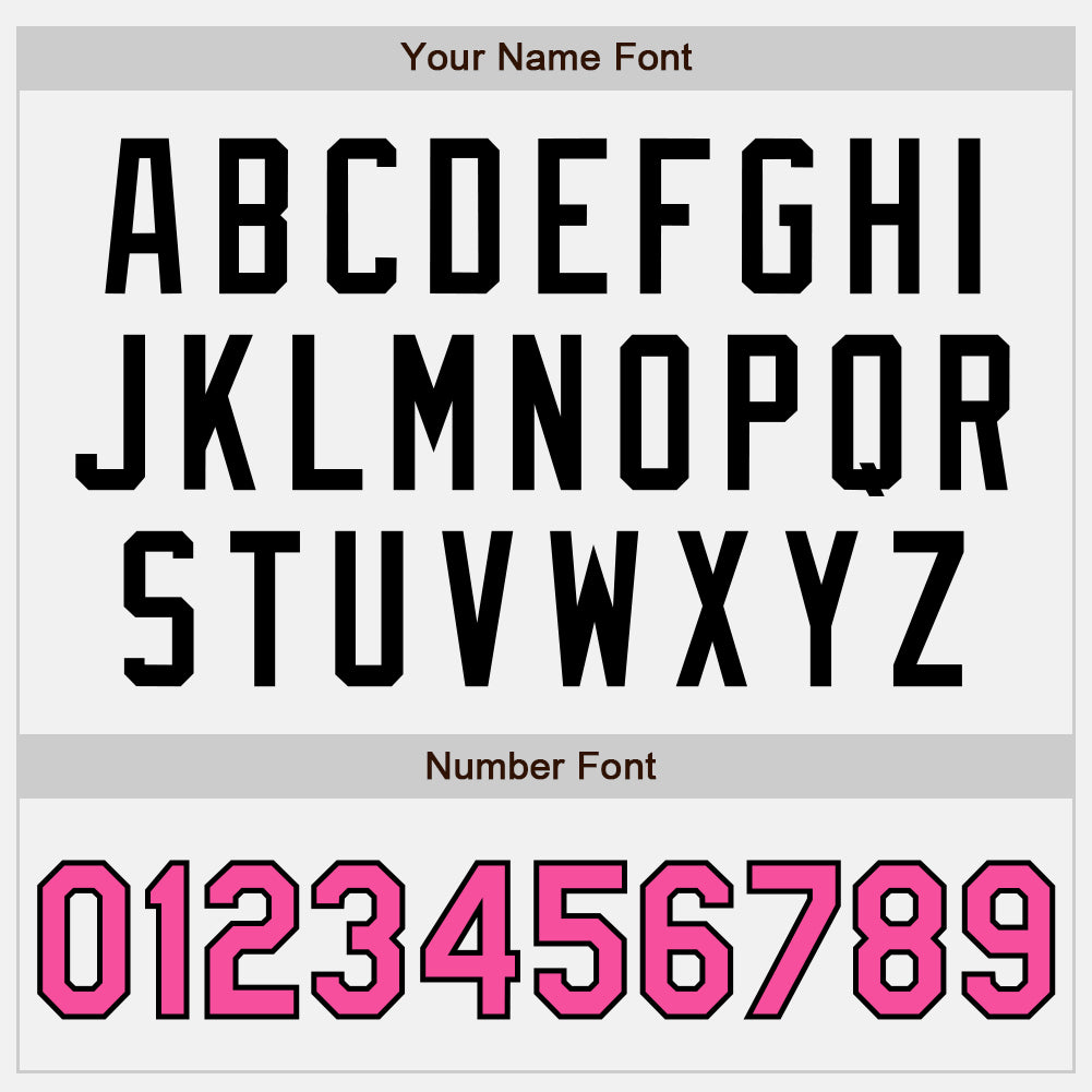 Custom White Pink Pinstripe Black Authentic Two Tone Baseball Jersey