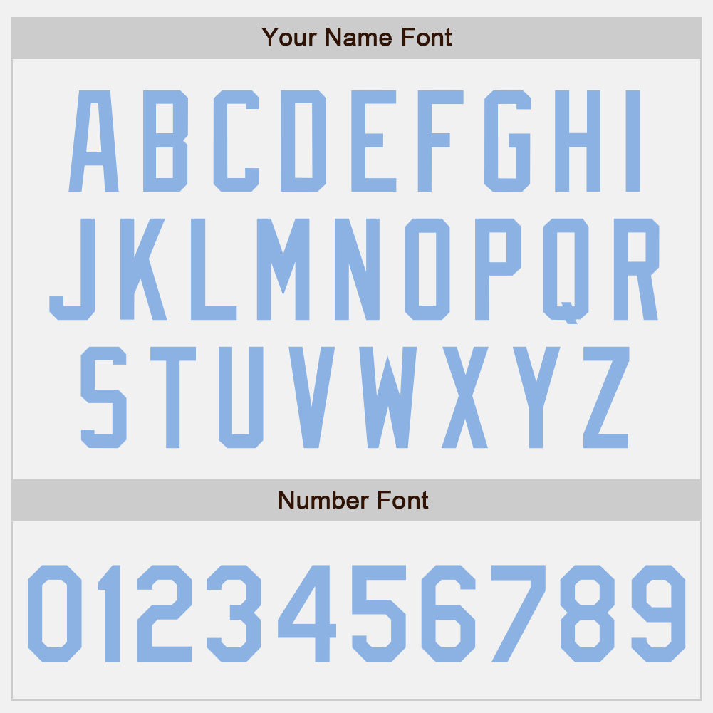 Custom White Light Blue Pinstripe Light Blue Authentic Two Tone Baseball Jersey