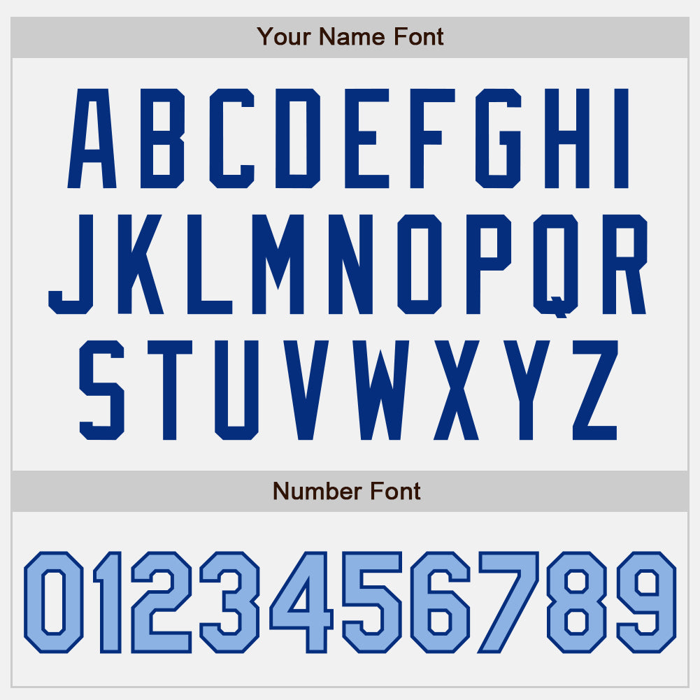 Custom White Light Blue Pinstripe Royal Authentic Two Tone Baseball Jersey