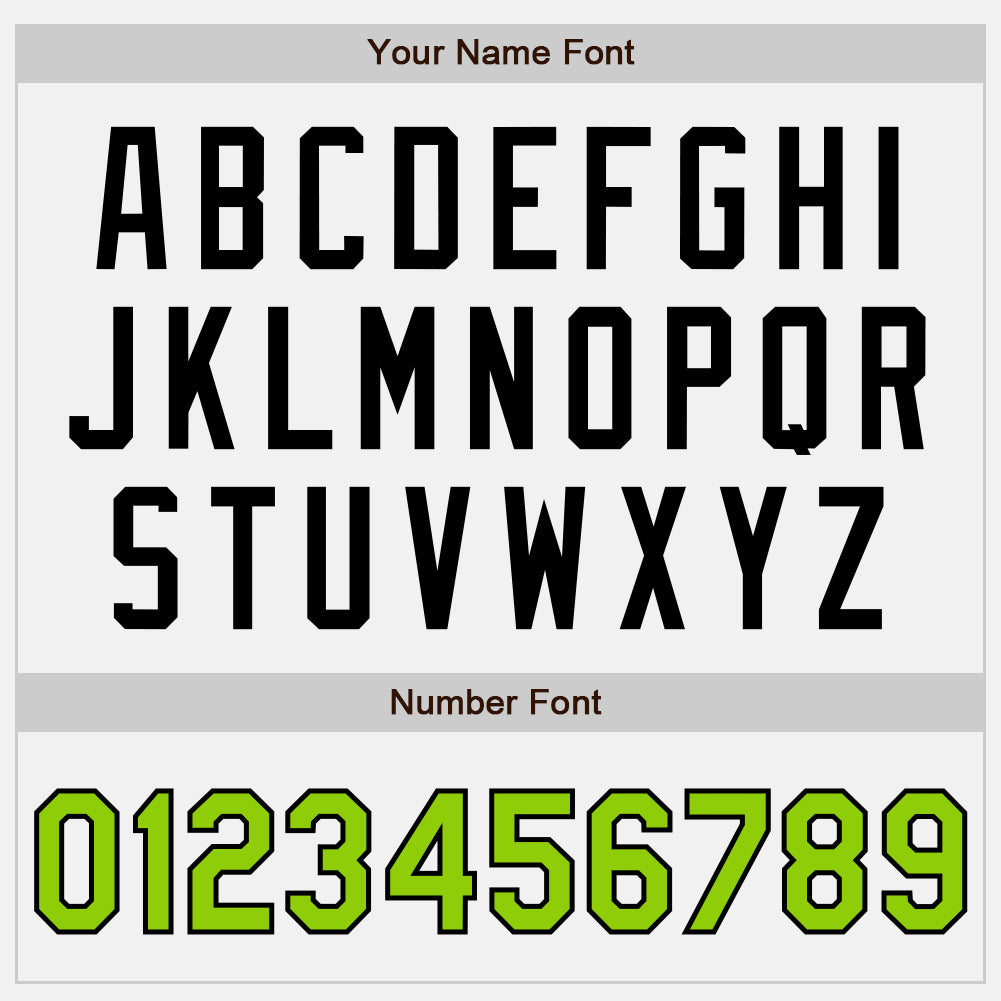 Custom White Neon Green Pinstripe Black Authentic Two Tone Baseball Jersey