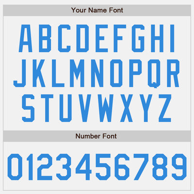 Custom White Electric Blue Pinstripe Electric Blue Authentic Two Tone Baseball Jersey