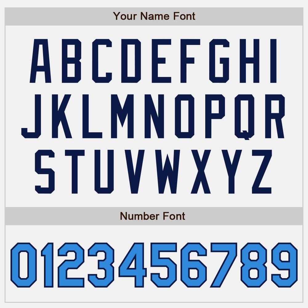 Custom White Electric Blue Pinstripe Navy Authentic Two Tone Baseball Jersey