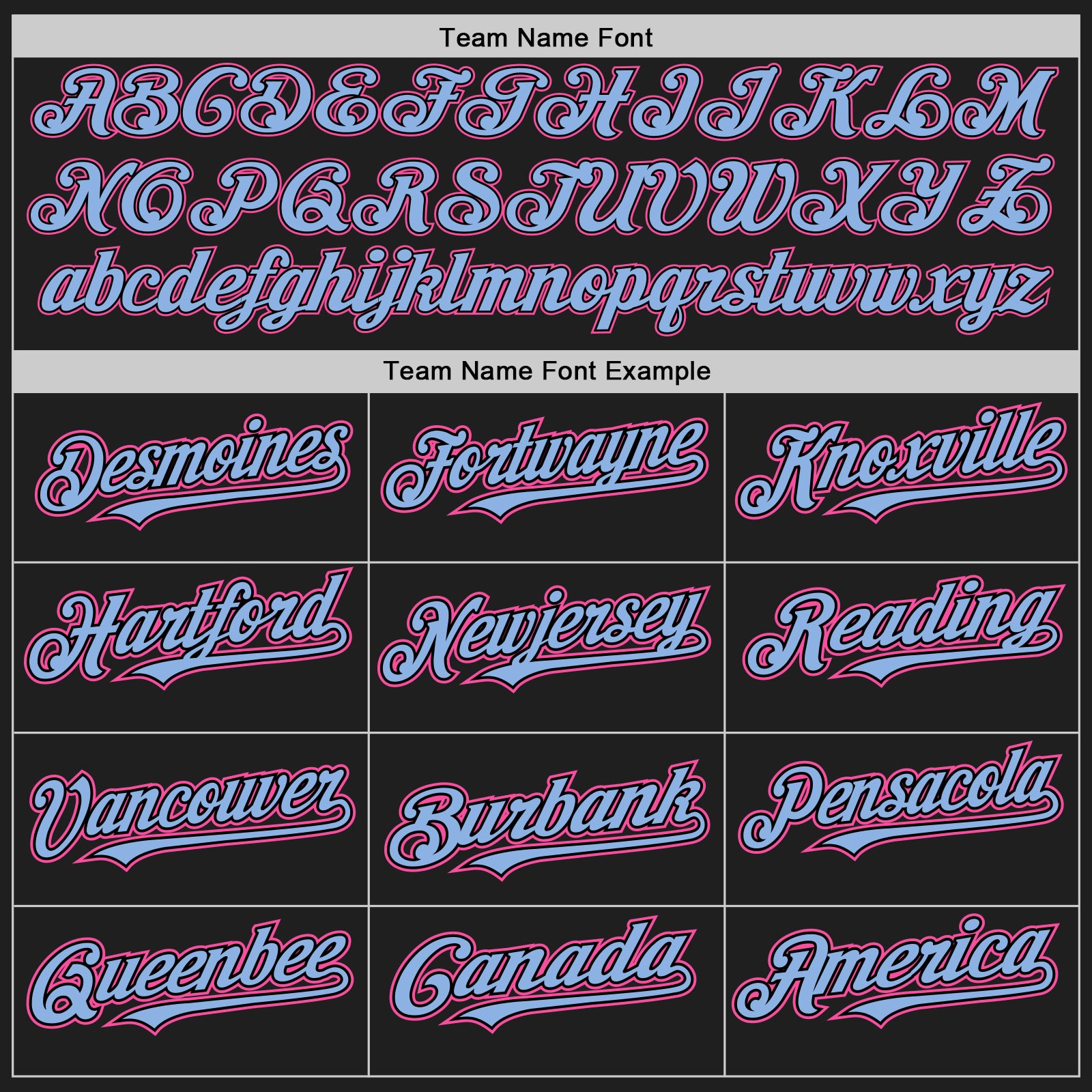 Custom Black Light Blue Pinstripe Pink Authentic Two Tone Baseball Jersey