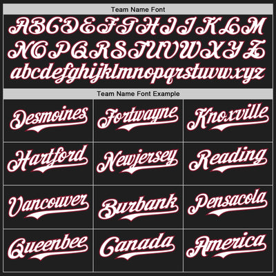 Custom Black Crimson Pinstripe White Authentic Two Tone Baseball Jersey