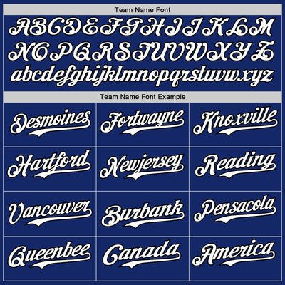 Custom Royal Black Pinstripe White Authentic Two Tone Baseball Jersey