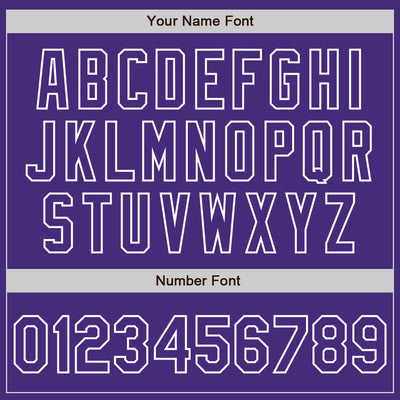 Custom Purple White Pinstripe White Authentic Two Tone Baseball Jersey