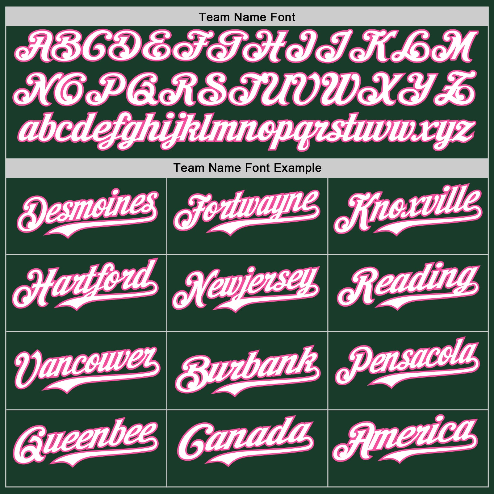 Custom Green Pink Pinstripe White Authentic Two Tone Baseball Jersey