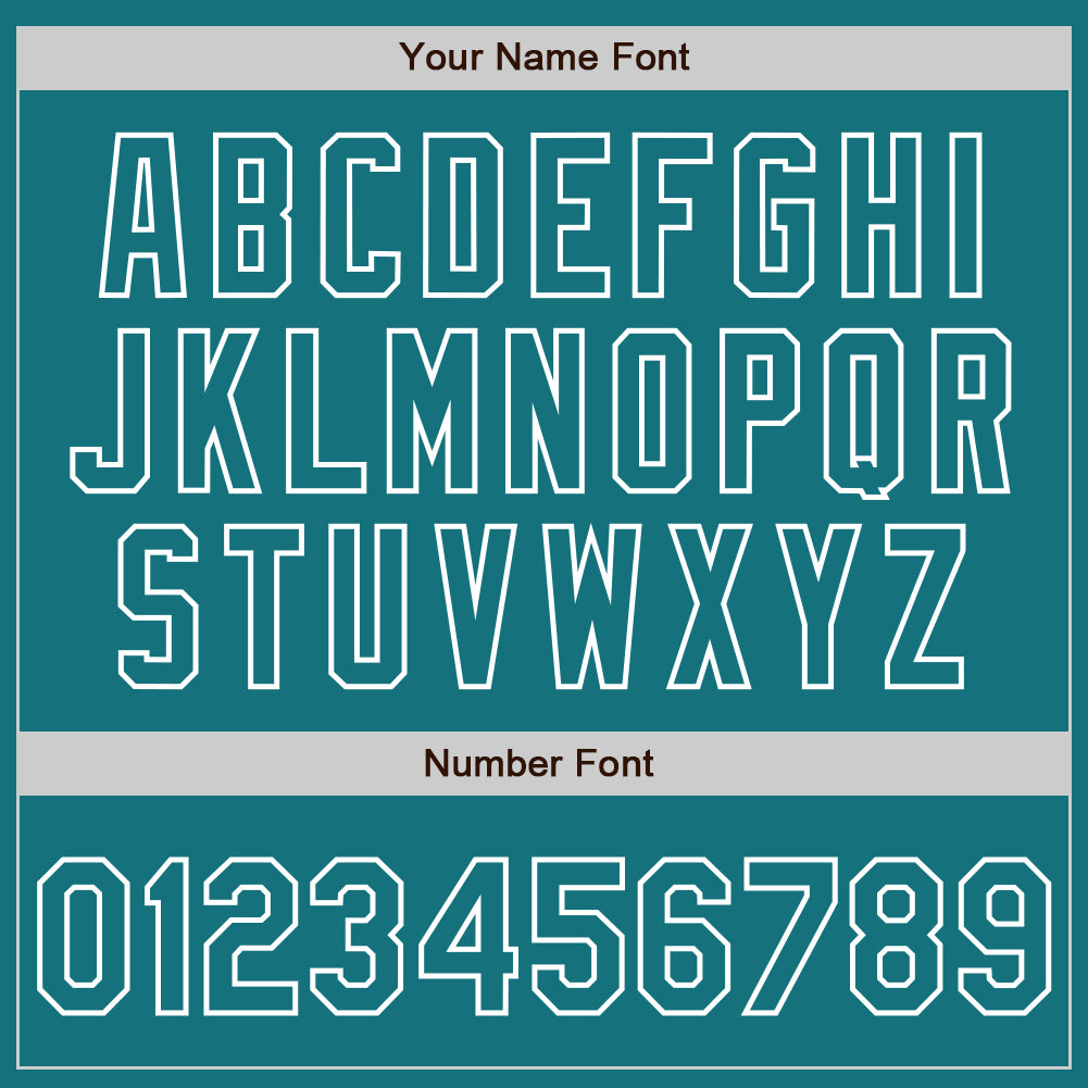 Custom Teal White Pinstripe White Authentic Two Tone Baseball Jersey