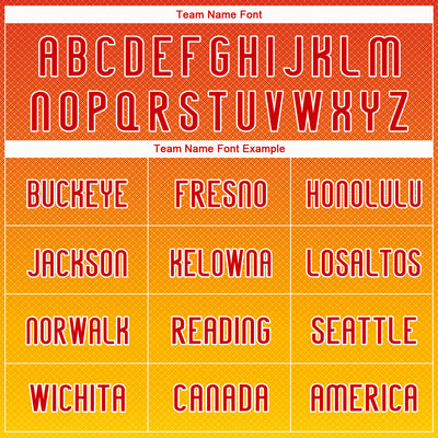 Custom Yellow Red-White Geometric Shape Sublimation Volleyball Uniform Jersey