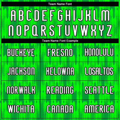 Custom Neon Green White-Black Abstract Shape Sublimation Volleyball Uniform Jersey