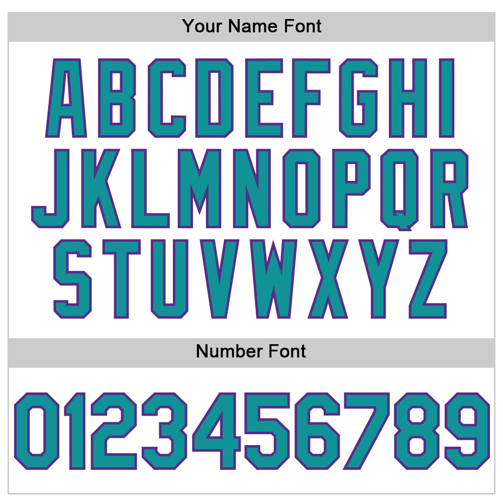 Custom White Teal Pinstripe Purple Authentic Sleeveless Baseball Jersey