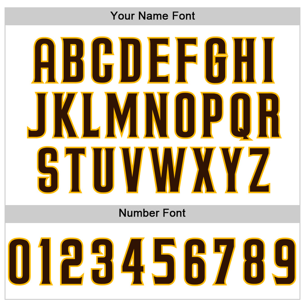 Custom White Brown Pinstripe Gold Authentic Sleeveless Baseball Jersey