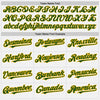 Custom White (Green Gold Pinstripe) Green-Gold Authentic Baseball Jersey