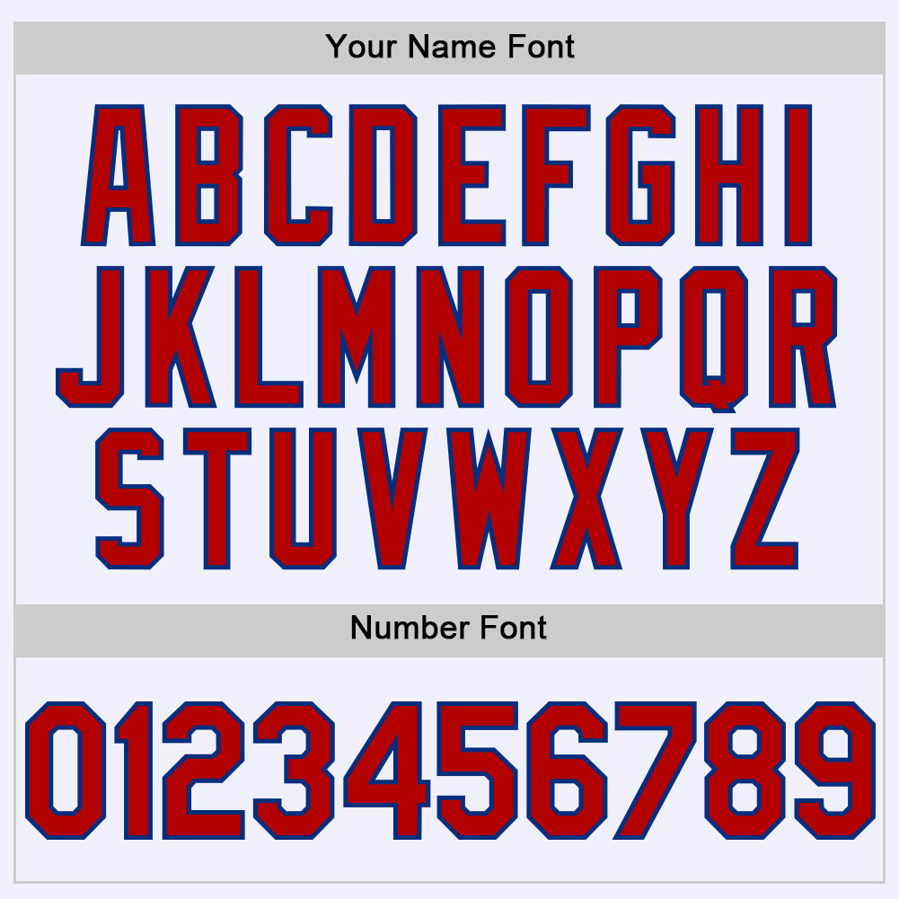 Custom White Red-Royal Mesh Authentic Throwback Baseball Jersey