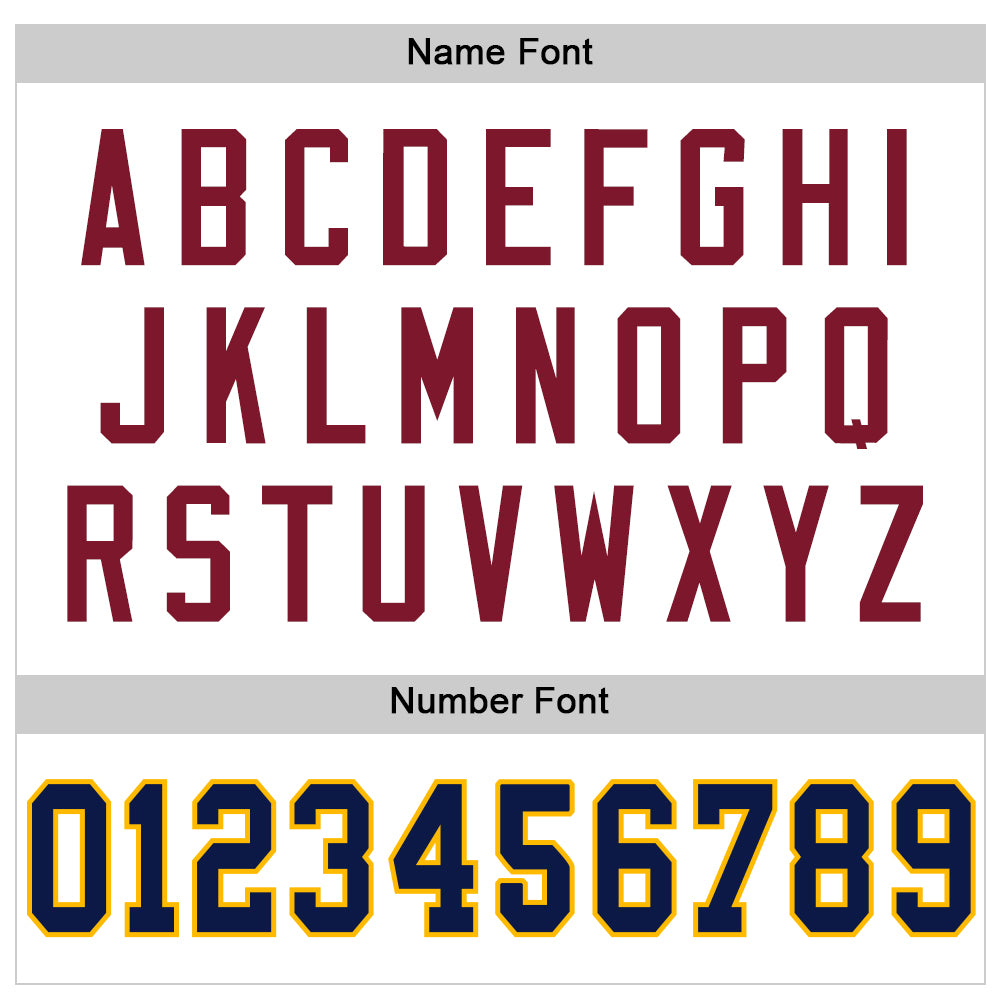 Custom White Navy Gold-Maroon Mesh Authentic Throwback Football Jersey