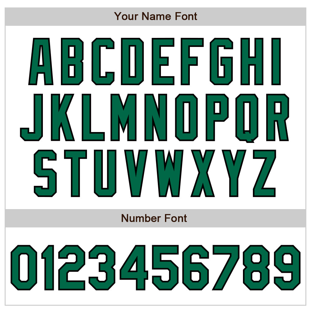 Custom White Kelly Green-Black Authentic Baseball Jersey