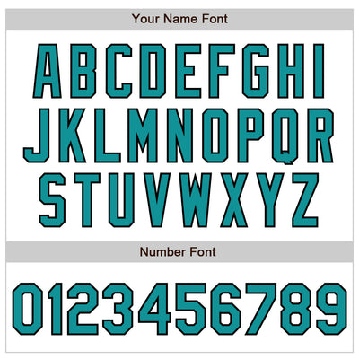 Custom White Teal-Black Authentic Baseball Jersey