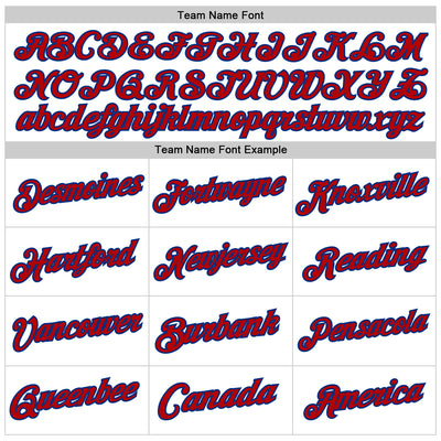 Custom White Red Royal-Gold Authentic Throwback Basketball Jersey